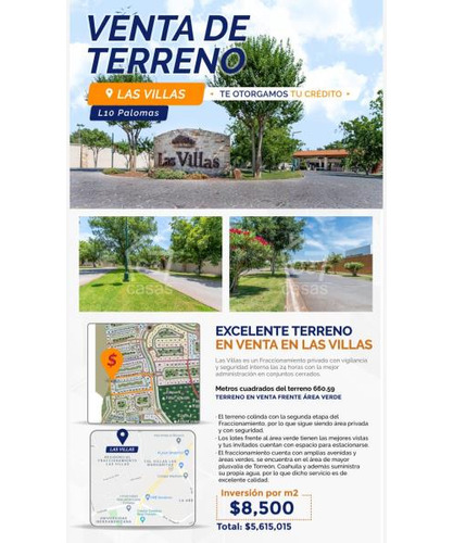 Terreno En Venta En Las Villas