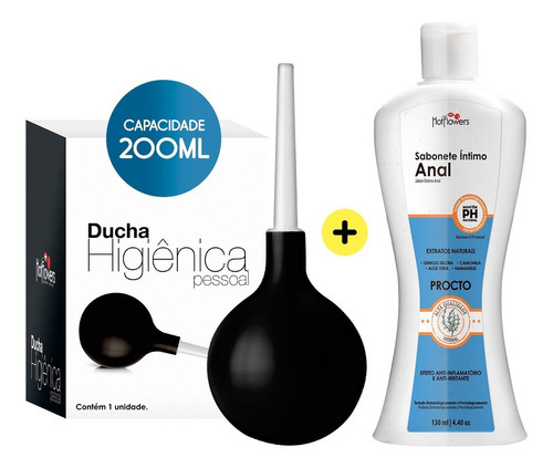Sabonete Íntimo Procto Região Anal Ducha Ginecológica Enema