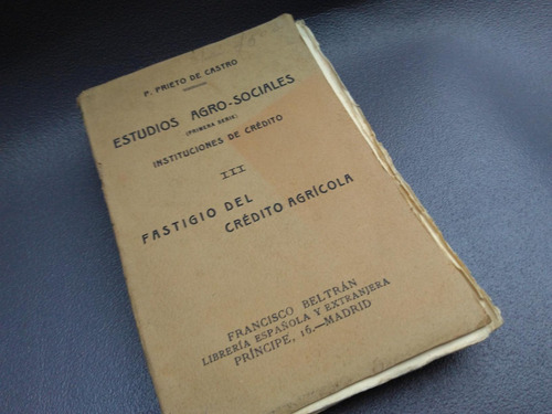 Mercurio Peruano: Libro Agro Credito Agricola 1920 L115