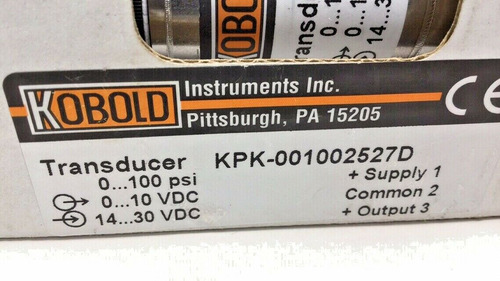 Kobold Kpk-001002527d Transducer Kpk001002527d Ccb