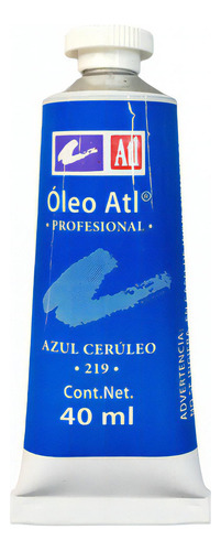 Oleo Atl T-14 Tubo De 40 Ml Color A Escoger Pintura Color del óleo 219 Azul Cerúleo