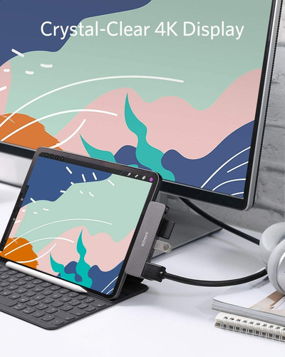 Imagen 4 de 7 de Anker Usb C Hub Para iPad Pro, Powerexpand Direct 6 En 1 Usb