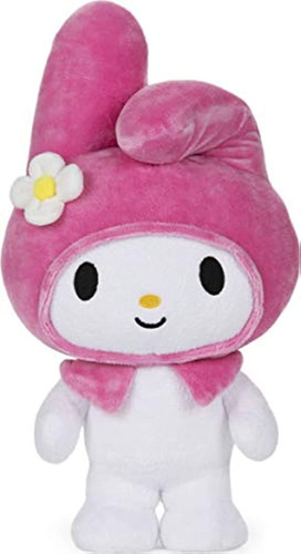 Peluche Diseño De Hello Kitty, Color Blanco-rosa De 9.5in