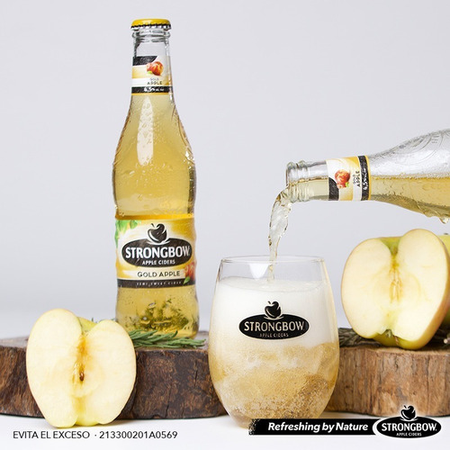 Imagen 2 de 9 de Sidra Strongbow Variety Pack 16 Botellas De 330 Ml
