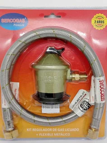 Fogon Rhensa Certificado 1 Plato Alto + Regulador Y Flexible