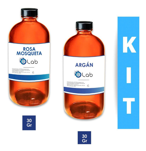 Kit Aceite Rosa Mosqueta Argan Regenerador Celular Biolab