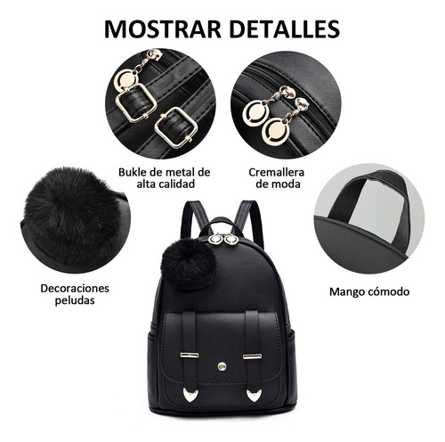 Mini Mochila De Moda Para Mujer Casuals, Mochila Antirrobo