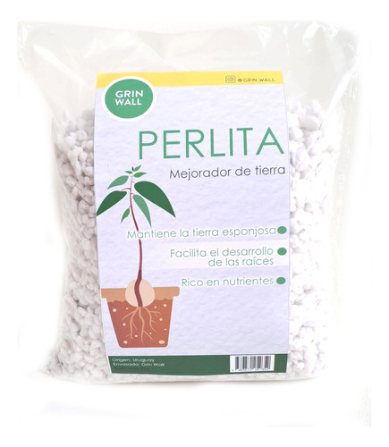 Perlita 1 Ltr Mejorador De Tierra- Grin Wall