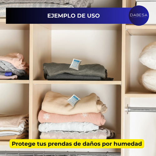 Silica Gel Dabesa 5g 1000 Sobres Desecantes Antihumedad
