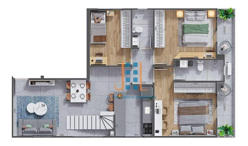 Imagem 5 de 12 de Apartamento 3 Quartos No Novo Mundo. - Ap1447