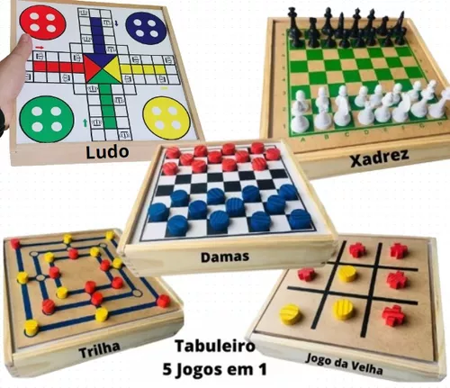 Jogo de Dama and Ludo Educativo Infantil Tabuleiro in Madeira - AliExpress