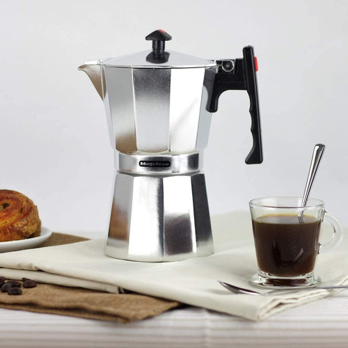 Imagen 5 de 8 de Cafetera Italiana Express Moka 3.tz Aluminio Magefesa España