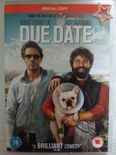 Dvd Due Date Robert Downey Jr 