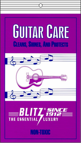 Cuidado De Guitarra Music Care 335 2 Paños