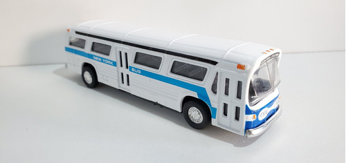Autobus Blanco Con Azul New York Bus  Escala 1:64 16cm 1910