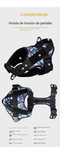 Camuflaje Arnes Táctico Para Perro Grande Chaleco Cazar