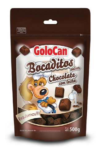 Golocan Bocaditos Chocolate C/leche X 500grs  Kangoo Pet