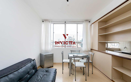 Imagem 2 de 30 de Apartamento Com 1 Dormitório À Venda Com 65.7m² Por R$ 230.000,00 No Bairro Centro - Curitiba / Pr - Aa 1736
