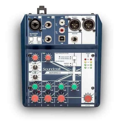 Consola Mezcladora Soundcraft Notepad 5 + Garantía