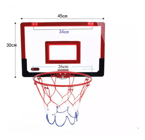 Tablero De Basquetball Con Aro Y Pelota, Tablero Para Niños