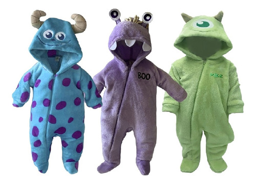 Pack 3 Mamelucos Disney Sulley, Boo, Mike A Precio De 2