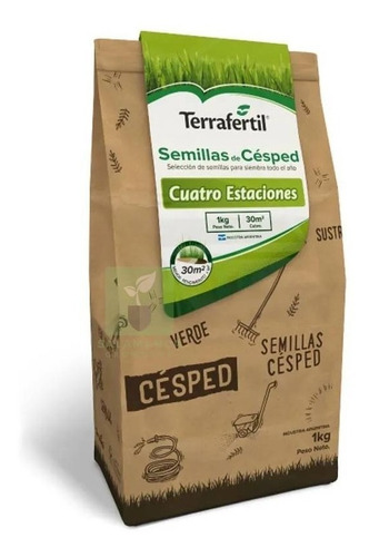 Semillas De Césped 4 Estaciones 1 Kg Terrafertil / Salamanca