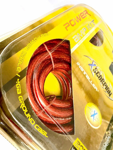 Imagen 2 de 10 de Kit De Cables Combo Para Amplificador De Audio Pak48.2r