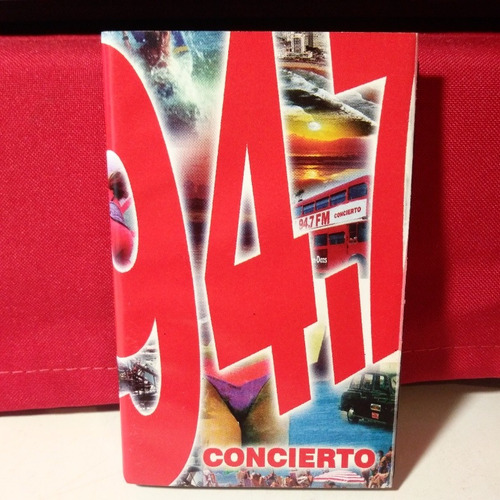 Concierto Fm 94.7 Casete 1998 Remix Impecable Estado Sonido
