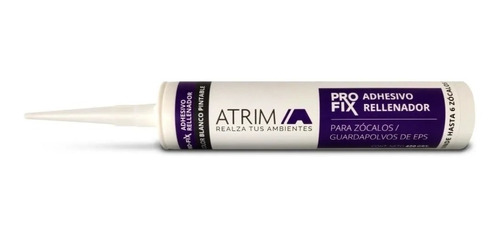 Adhesivo Rellenador Profix Atrim Zocalos Eps Blanco Pintable