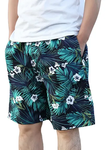 Shorts floreados hombre hotsell