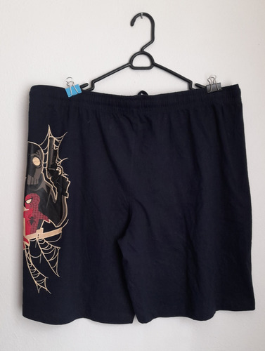 Bermuda Para Hombre Azul Marino Estampado Spider Man T. X L (Usado)