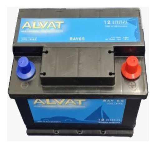 Batería Auto Alvat 12x65 Ub 620 Ag Entregando Usada
