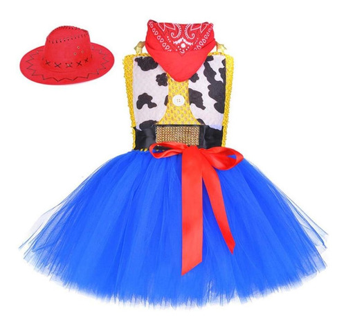 Toy Story 4 Jessie Vestido Traje Cosplay Halloween Para Niño