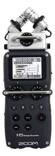 Gravador de voz digital Zoom H5 preto