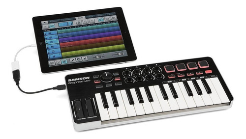 Controlador Usb/midi 25 Teclas Sakgrm25