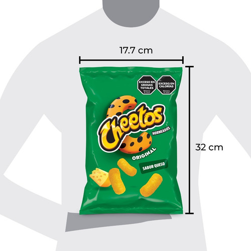 Imagen 2 de 3 de Cheetos Queso X 94 Gr | Snacks Pepsico Picadas Cumpleaños
