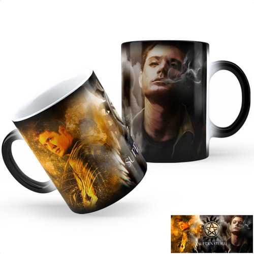 Taza Mágica Supernatural Dean Calidad