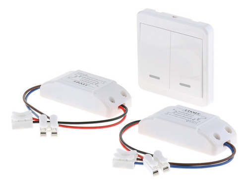 Interruptor Inalámbrico Rf De Doble Canal Ac85-260v