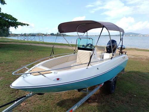 Lancha Rs 160 Fishing Com Motor Mercury 60 Hp 4 Tempos 0km