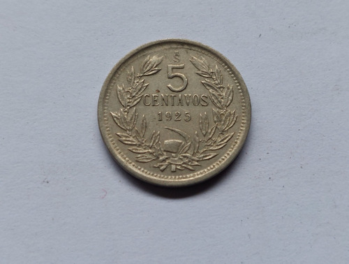 Moneda De 5 Centavos Año 1925