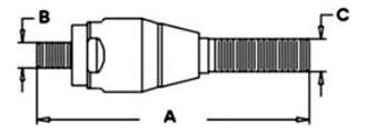 New Spherical Ball Joint Fits Case/ih 580m Series 2 Indu Cca