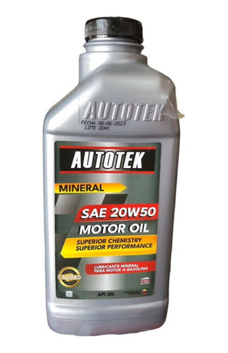 Aceite Autotek 20w50