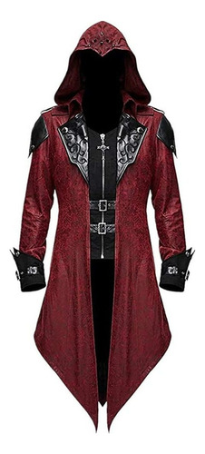 Chaqueta Con Capucha Estilo Gótico Assassin Creed Steampunk