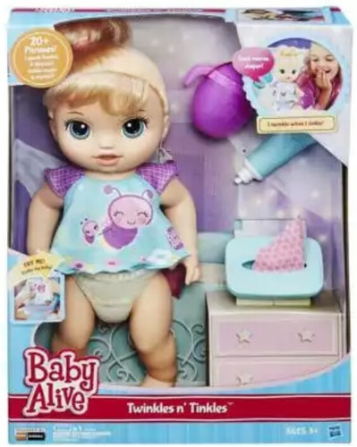 Baby Alive Sorpresas Brillantes, Habla Briilla Pañal! Hasbro