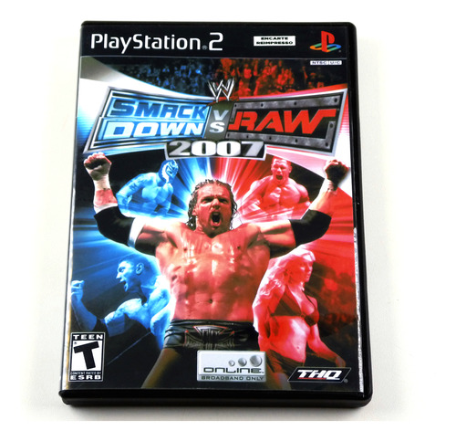 Wwe Smackdown Vs Raw Original Playstation 2 Ps2