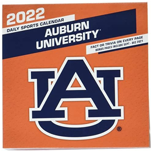 Auburn Tigers 2022 Box Calendar (22998051372) - Calenda...