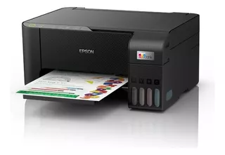 Impresora A Color Multifunción Epson Ecotank L3250 Con Wifi Color Negro