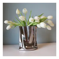 Comprar Kaitnax 9 Florero De Cerámica Siler Florero Florero Con De O