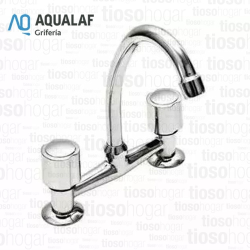 Imagen 4 de 10 de Metalica Griferia Moderna Cromada Cocina Mesada Canilla Gtia