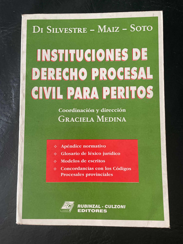 Libro Instituciones De Derecho Procesal Civil Para Peritos.